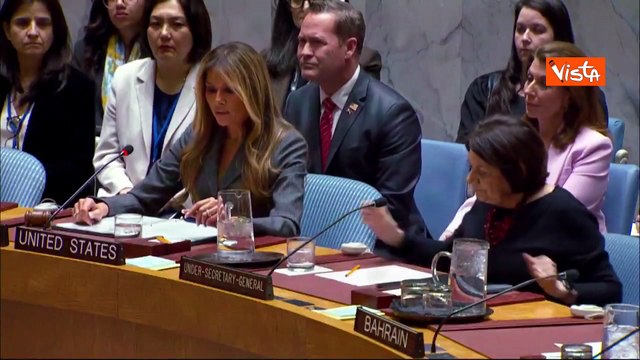 Melania Trump presiede Consiglio sicurezza Onu: Gli Usa sono con i bambini di tutto il mondo