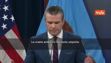 Scontro con Iran, Segretario difesa Usa Hegseth: "Non è una guerra infinita come in Iraq"