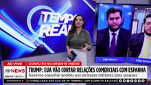 “EUA vão cortar todas as relações comerciais com Espanha”, diz Donald Trump | TEMPO REAL