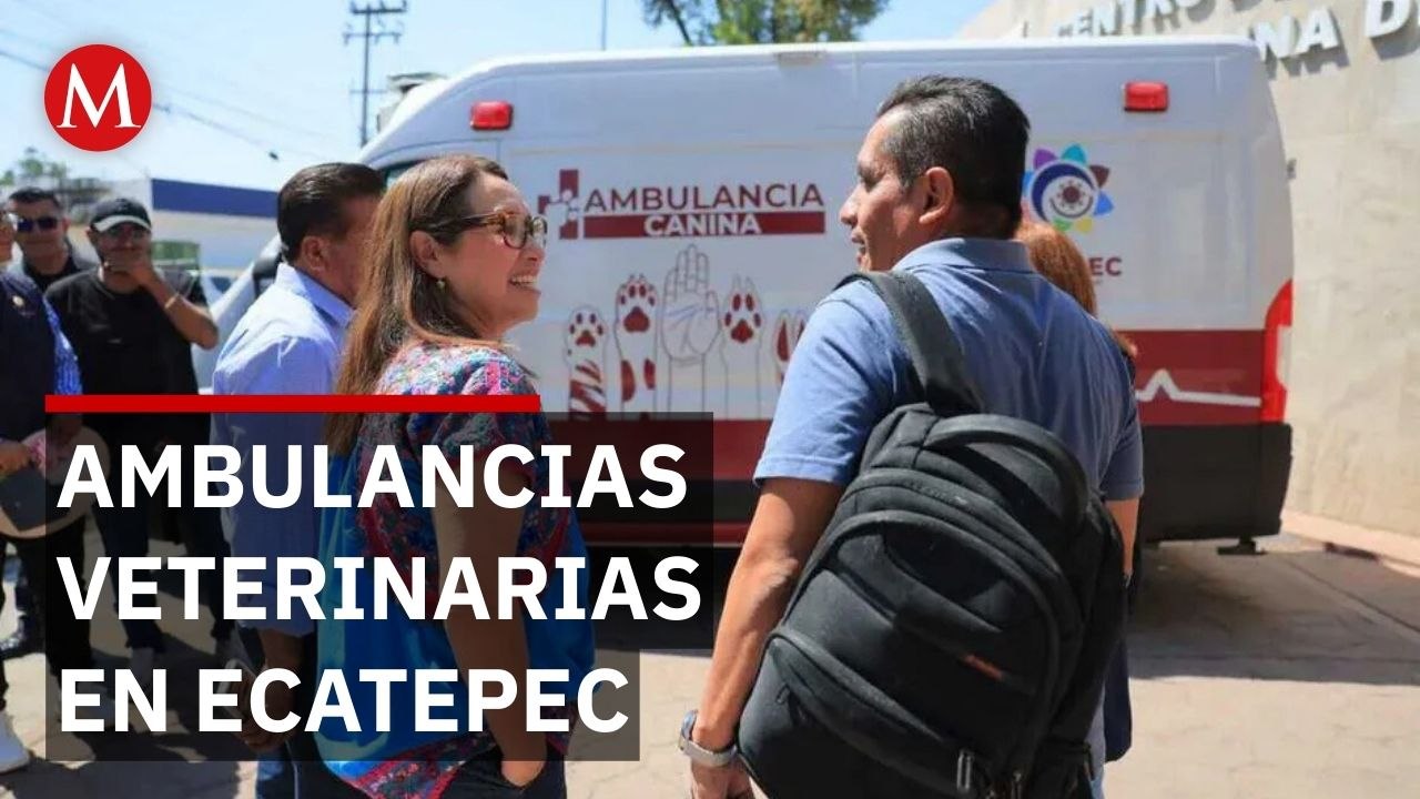 Azucena Cisneros presenta las primeras ambulancias veterinarias de Ecatepec