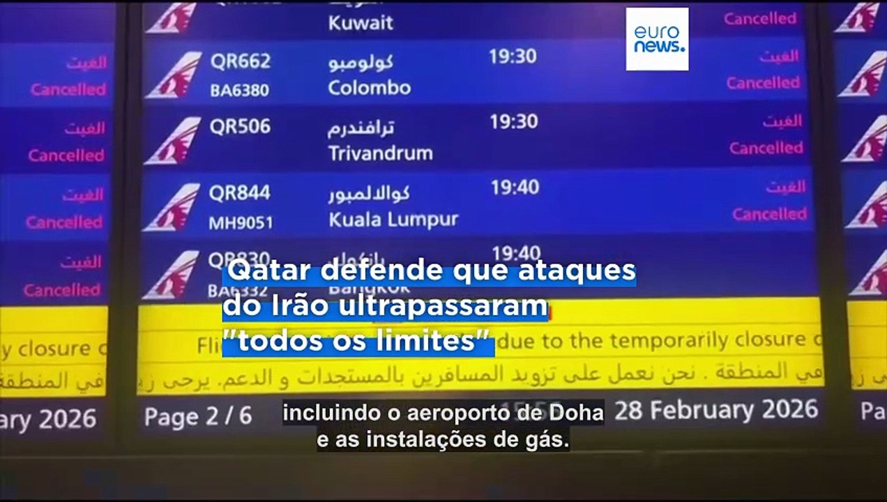 "O ataque do Irão não ficará sem resposta", afirma o Ministério dos Negócios Estrangeiros do Qatar