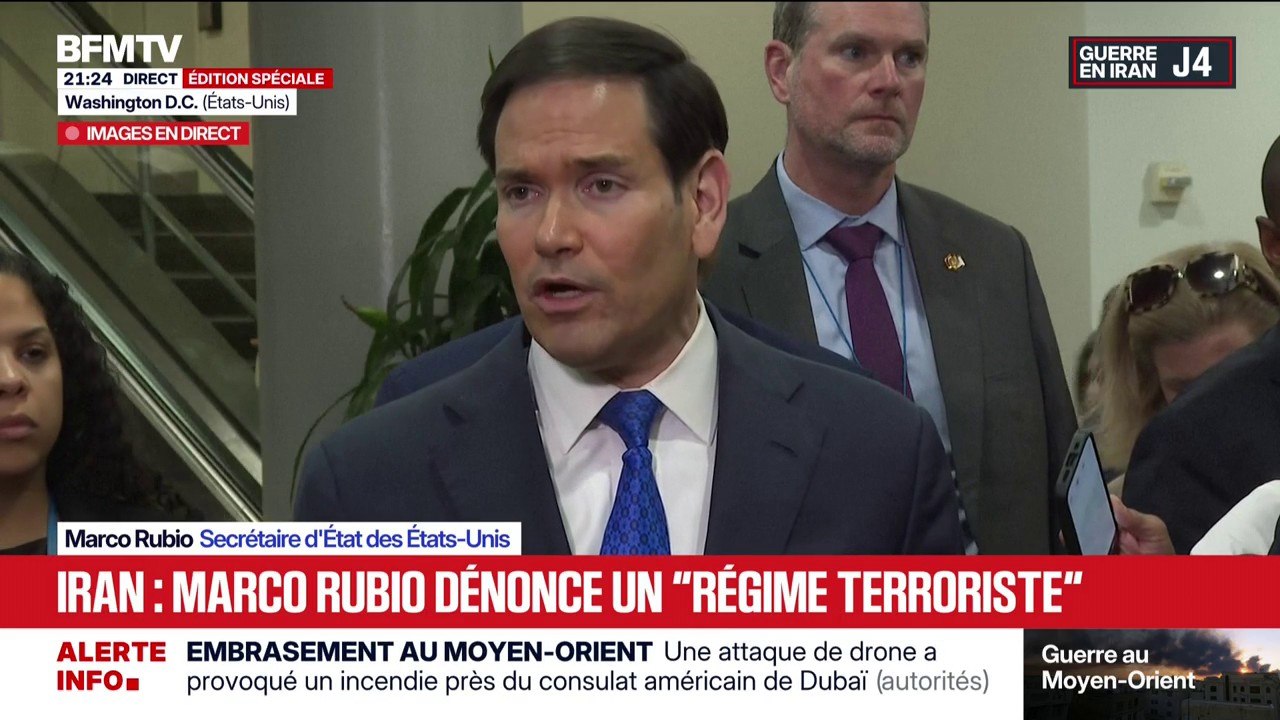 Les frappes en Iran "étaient conformes à la loi", assure Marco Rubio, secrétaire d'État des États-Unis