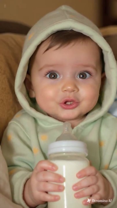 Cute Laughing Kid Meets a Friendly dudi dudi dam dam | AI Kids