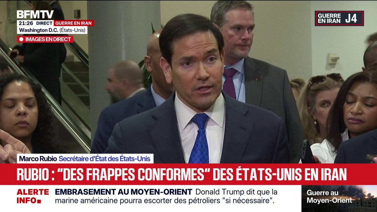Selon Marco Rubio, secrétaire d'État américain, en frappant en premier l'Iran, Donald Trump "a mis la sécurité des Américains avant tout le reste"