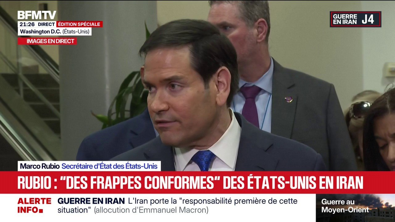 Iran: "Nous allons détruire les missiles et leurs capacités de fabriquer ces missiles", assure Marco Rubio, secrétaire d'État des États-Unis