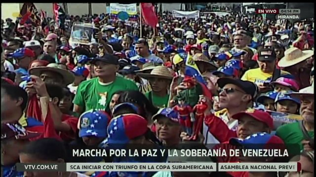Pueblo de Miranda expresa su apoyo al presidente Nicolás Maduro y a Cilia Flores