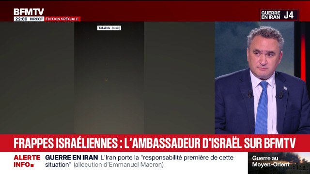 Je suis tendu : Joshua Zarka, ambassadeur d'Israël en France, exprime son inquiétude pour sa famille qui est en Israël alors que les frappes se poursuivent dans le pays