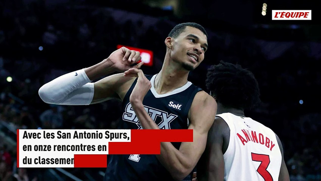 Victor Wembanyama désigné meilleur joueur de la conférence Ouest en février, une première - Basket - NBA - San Antonio Spurs