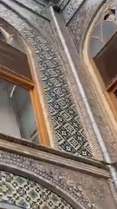 Iran palace wrecked following US-Israeli strikes