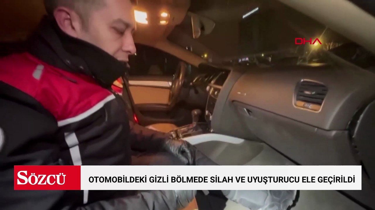 Ankara’da otomobildeki gizli bölmede silah ve uyuşturucu ele geçirildi; 1 gözaltı