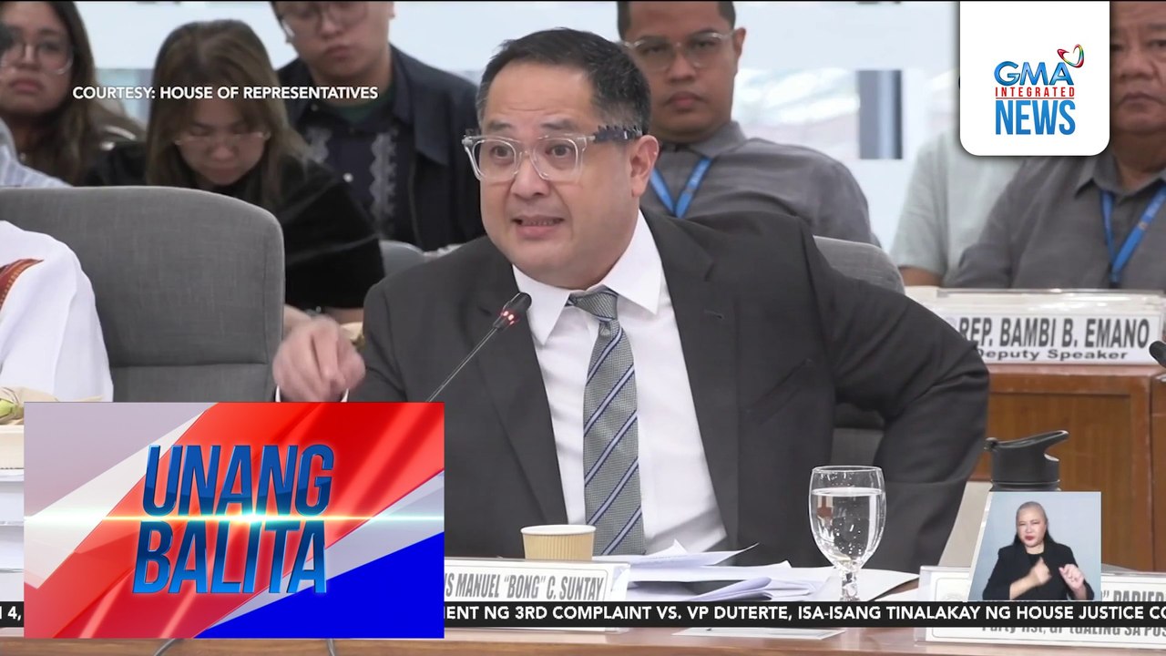 Komento ni Rep. Bong Suntay tungkol kay Anne Curtis, pinuna rin ng iba pang opisyal ng gobyerno | Unang Balita