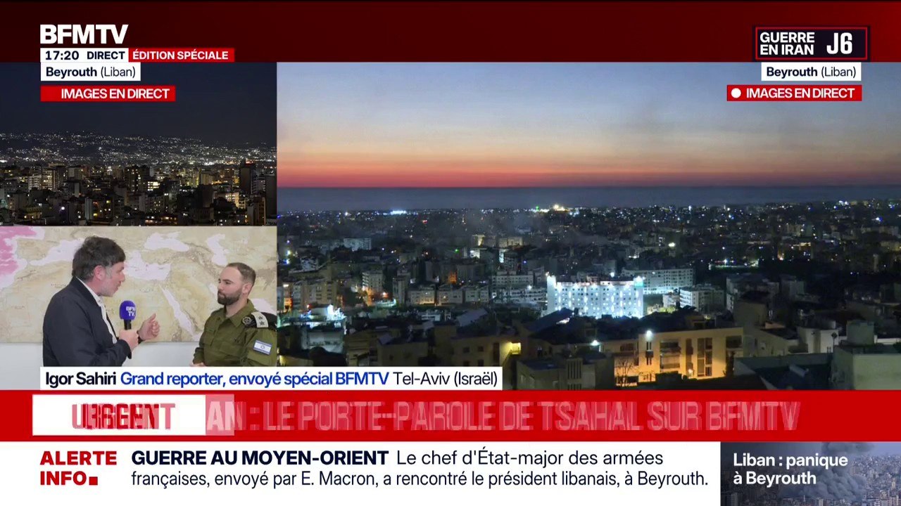 Guerre au Moyen-Orient: "Le Hezbollah essaie de se cacher derrière les civils", affirme Nadav Shoshani, porte-parole international de Tsahal