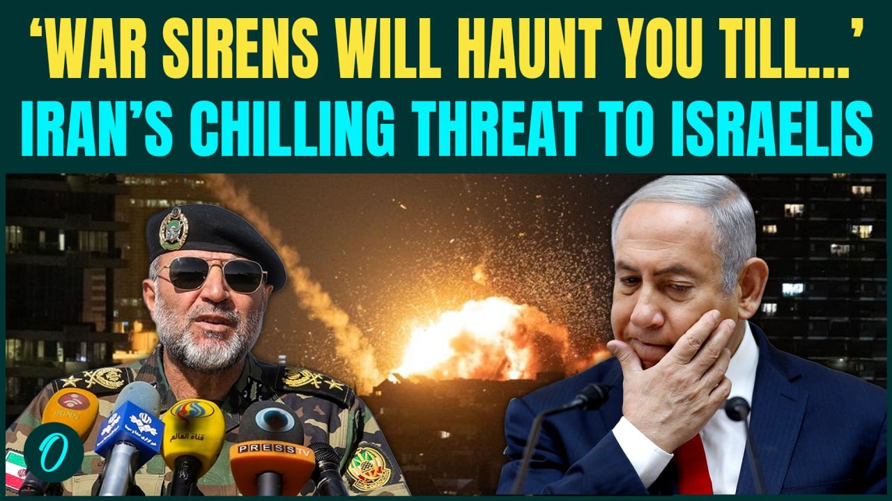 Iranian General Drops SHOCK Warning for Israelis ‘Get Used to Sirens’ As Missiles ATTACK Tel Aviv