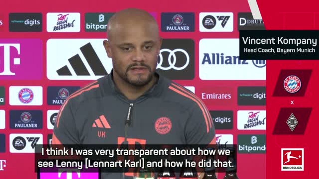 Kompany and Bayern managing hype around teen st...