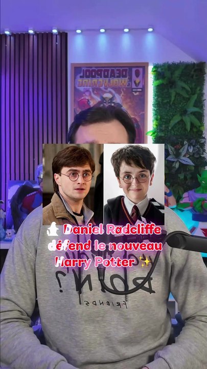 Harry Potter 🧙‍♂️ Daniel Radcliffe défend le nouveau casting de la série ✨