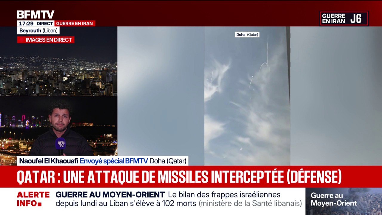 Guerre au Moyen-Orient: 14 missiles balistiques et quatre drones iraniens interceptés par les forces qataries, à l'exception d'un missile qui s'est échoué dans les eaux