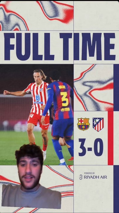 ⚽ Score final : Atlético Madrid 4-0 FC Barcelone