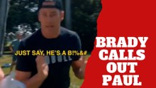 Tom Brady calls out Logan Paul in front of Rob Gronkowski