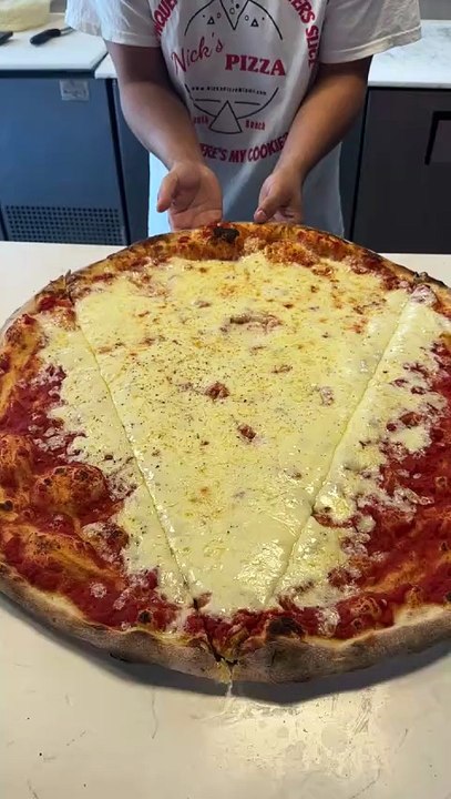GIANT cheese pull 🤯