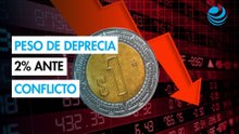 Peso mexicano cede 35 centavos frente al dólar por nerviosismo sobre Oriente Medio