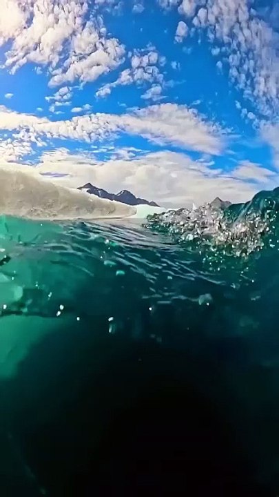 Exploring Crystal Clear Glacier Water and Blue Ice Caves of Iceland
