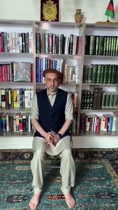 Amrullah Saleh releases video from Panjshir Valley after fake reports spread by Taliban and Pakistani social media that he has left Afghanistan.