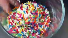 Sprinkles give color to eggs