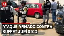 Tragedia en Veracruz, sicarios irrumpen en oficinas y asesinan a cuatro personas