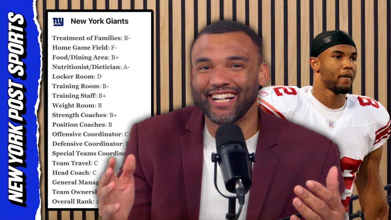 Brandon London compares his experience playing for the Giants in 2007 to this year's NFLPA report card