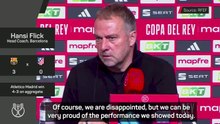 Flick hails 'amazing' Barca fightback after falling short against Atleti