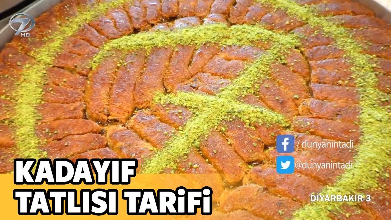 Diyarbakır Usulü "Kadayıf Tatlısı" Tarifi 😊 #dünyanıntadı #diyarbakır