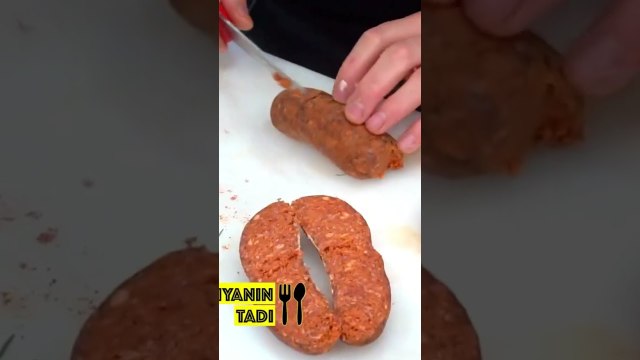 Maraş Et Sucuğu İrişgit 🤔 #dünyanıntadı #kahramanmaraş