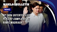 VP Sara Duterte files perjury complaint vs Ramil Madriaga