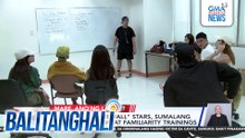 "Task Force - Firewall" stars, sumalang sa gun handling at familiarity trainings | Balitanghali