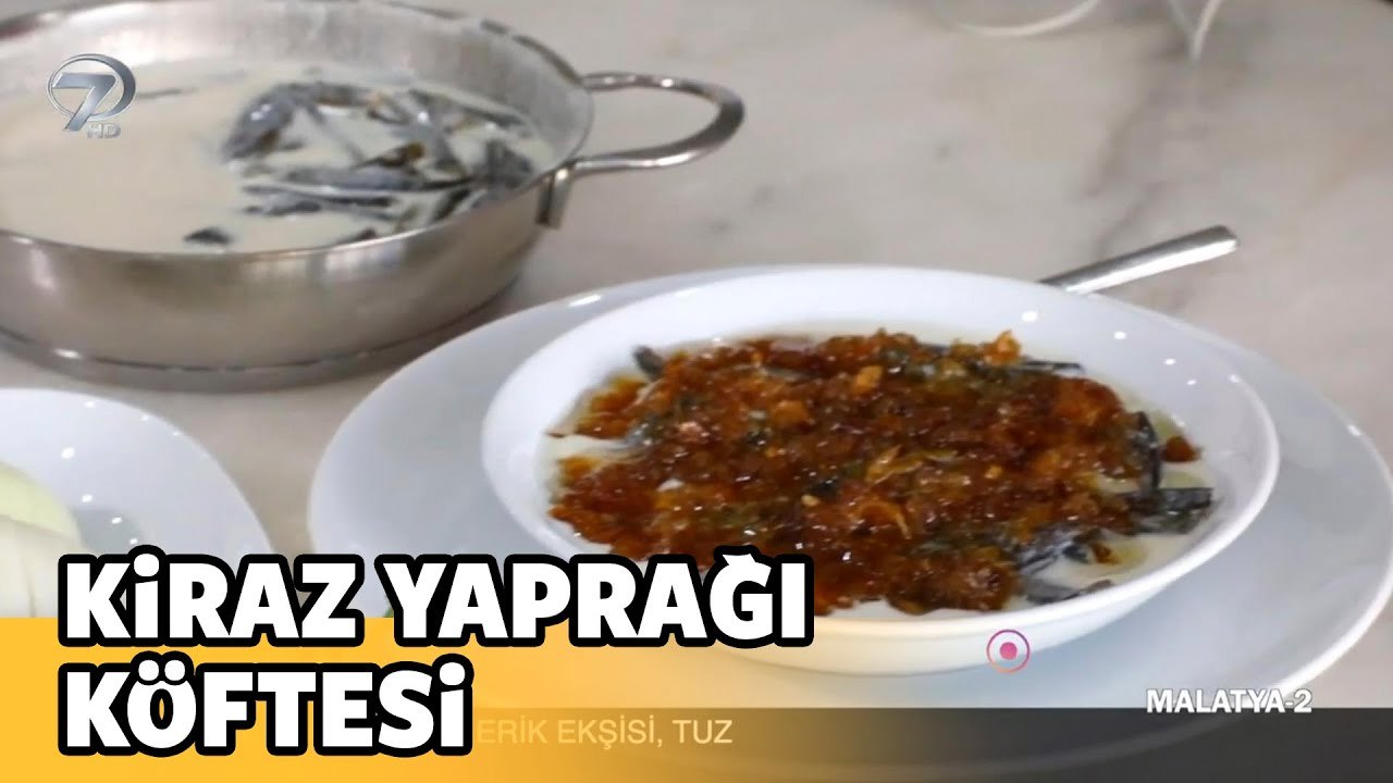 Harika Bir Lezzet "Kiraz Yaprağı Köftesi"😊 #dünyanıntadı #malatya
