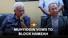 Muhyiddin vows to block Hamzah from rejoining PN