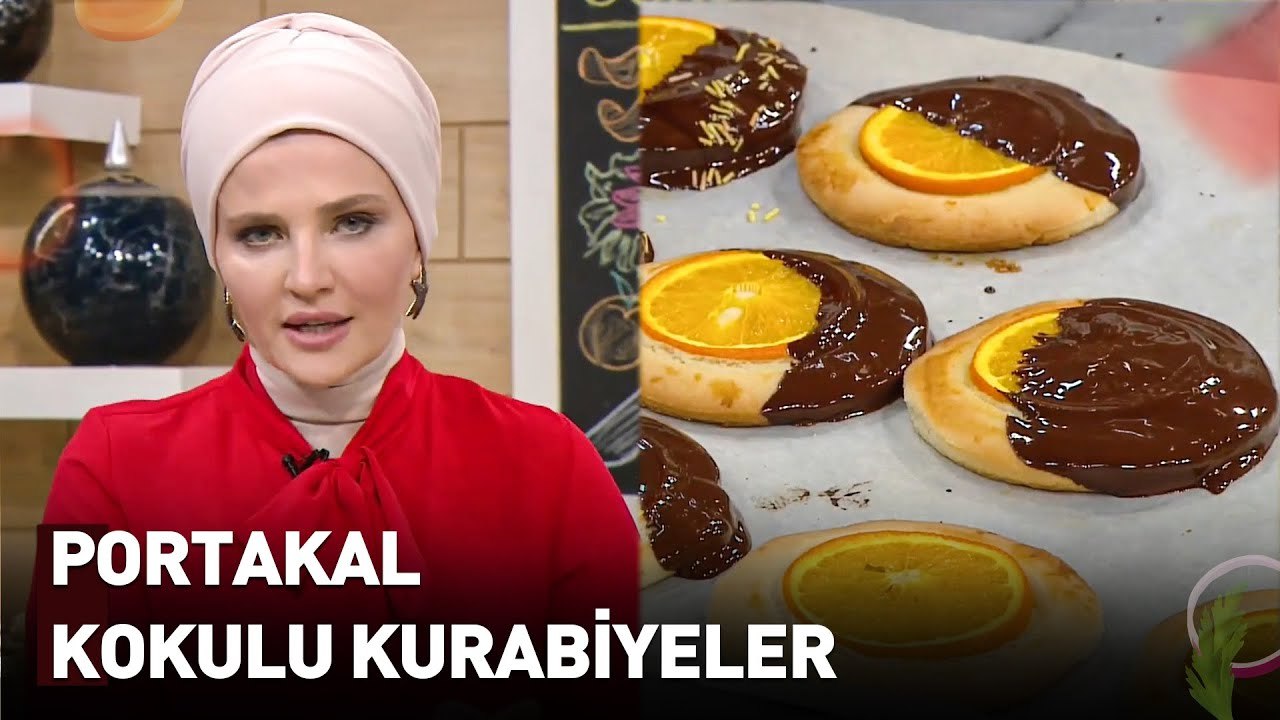 İştah Açan Portakal Dilimli Kurabiye Tarifi | Nermin'in Enfes Mutfağı