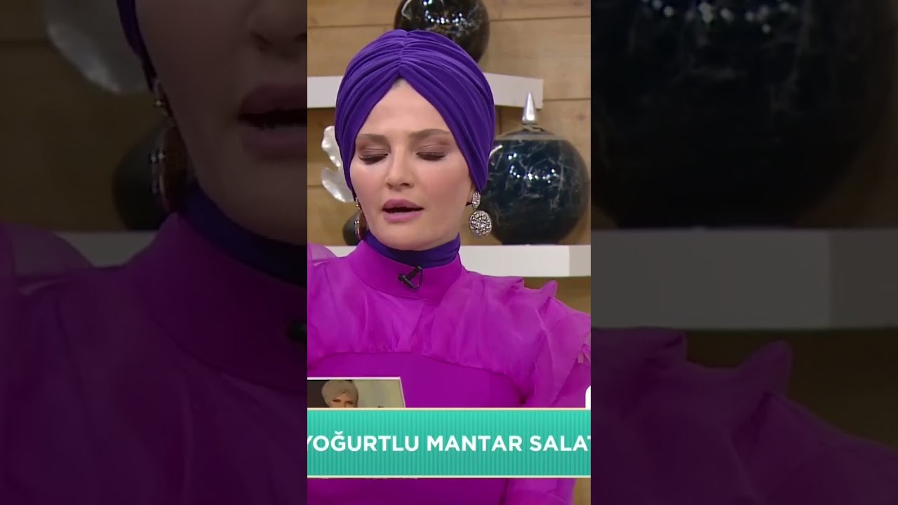 Hem Hafif Hem Lezzetli Yoğurtlu Mantar Salatası  | Nermin'in Enfes Mutfağı