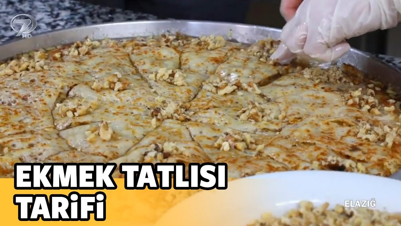 En Pratik Bayram Tatlısı  Elazığ'ın Meşhur "Taş Ekmek Tatlısı" 😊 #dünyanıntadı #elazığ