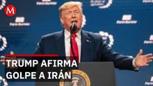 Trump dice que EU destruyó gran parte de la infraestructura militar iraní