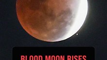 Blood moon lights up Ramadan sky in rare full lunar eclipse