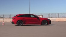 Audi RS 5 Avant in Progressiv red metallic - Race track driving