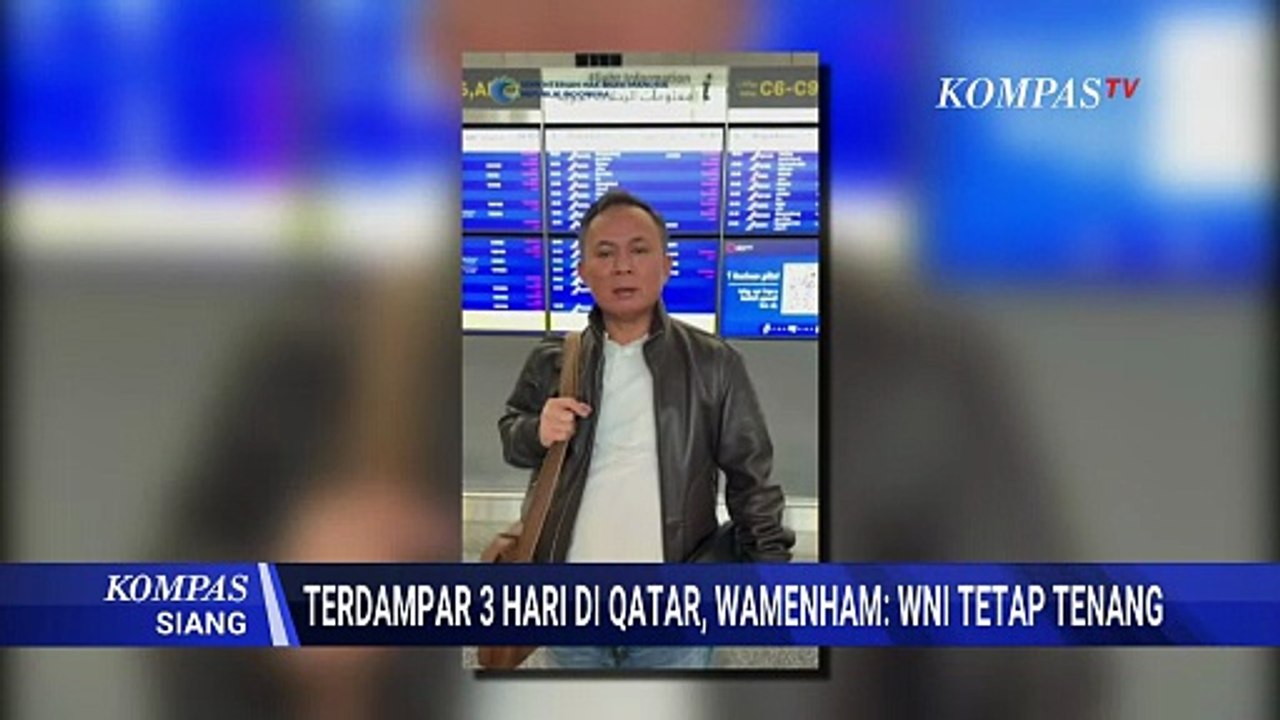 Terkini! Wamenham Terdampar di Doha Qatar Imbas Perang AS Israel vs Iran: 3 Hari Belum Kondusif