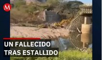 Artefacto explosivo mata a una persona en demolición de puente en Puerto Vallarta