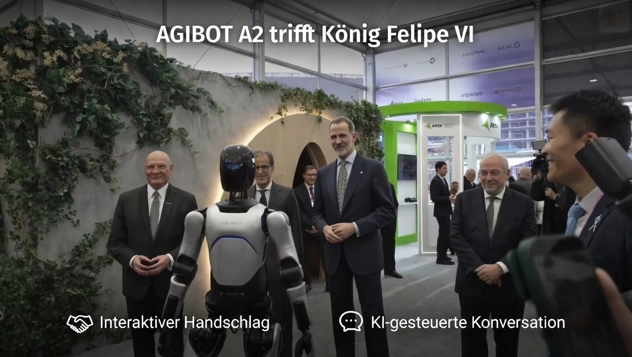 AGIBOT A2 sorgt für Staunen beim Mobile World Congress in Barcelona