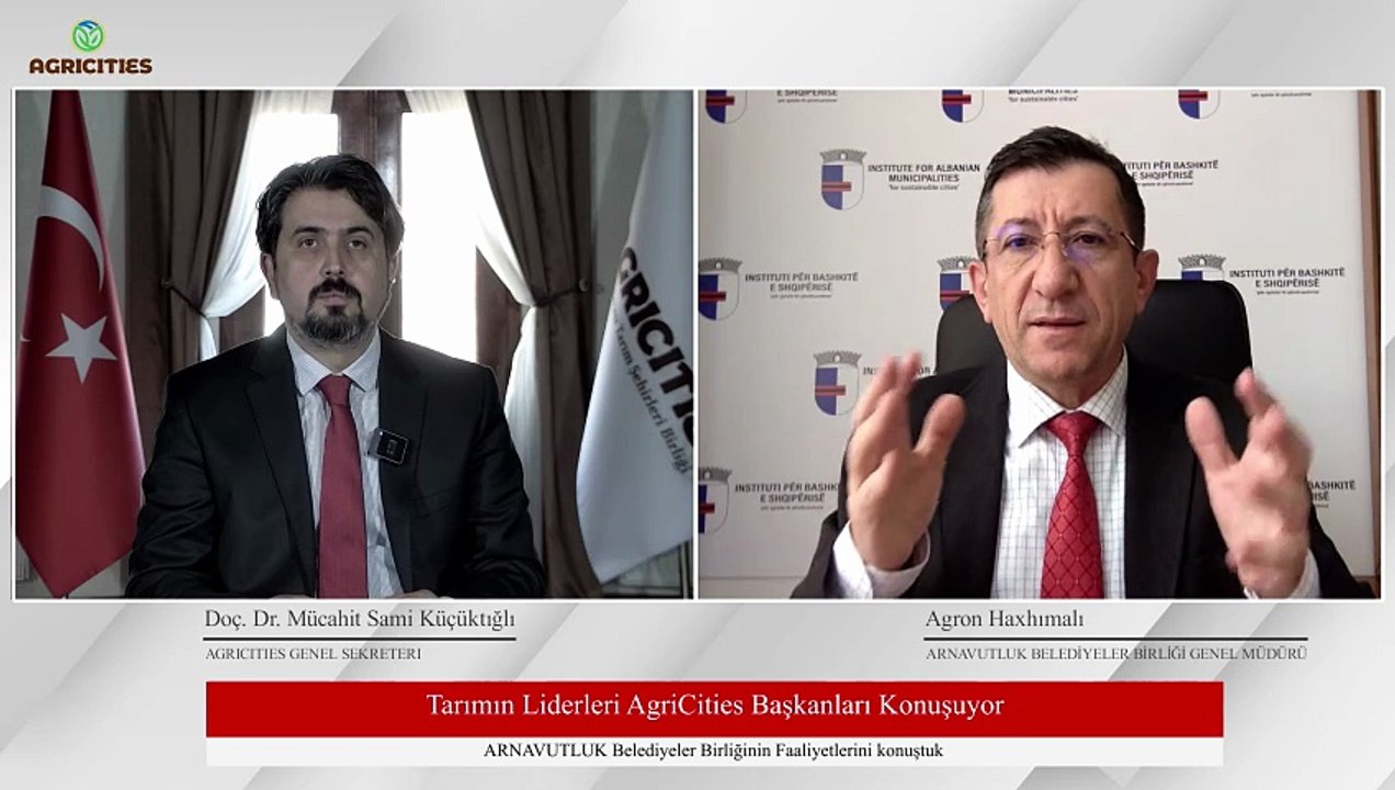 AgriCities’e Arnavutluk Belediyeler Birliği Genel Müdürünü Konuk Etti.