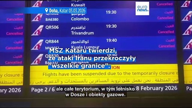 MSZ Kataru: Ataki ze strony Iranu nie pozostaną bez odpowiedzi