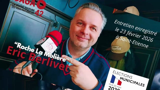 Éric Berlivet Roche la Molière est sur Radio GAGA