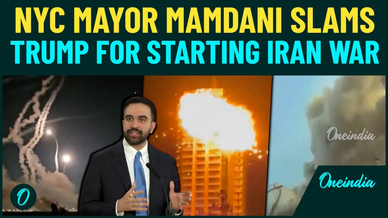NYC Mayor Zohran Mamdani ATTACKS Trump And Iranian Regime For Brutal War Burning Middle-East