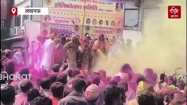 यूपी भर में मनाई जा रही जमकर होली, सीएम योगी से लेकर आम आदमी तक हो रहा रंग-गुलाल से सराबोर